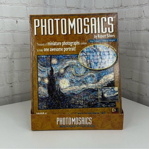 Buffalo‎ Games Photomosaic Van Gogh and William Neill Havasu Falls Puzzle Lot - Picture 3 of 15